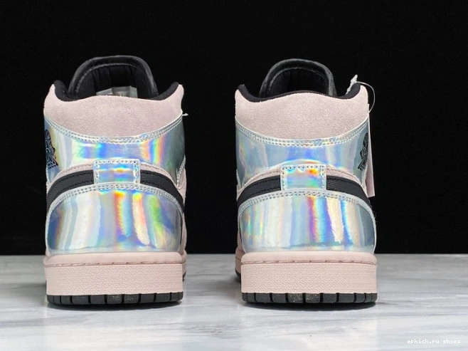 Rep Iridescent Powder Jordan Mid Air Dirty (W) BQ6472-602 1 0729